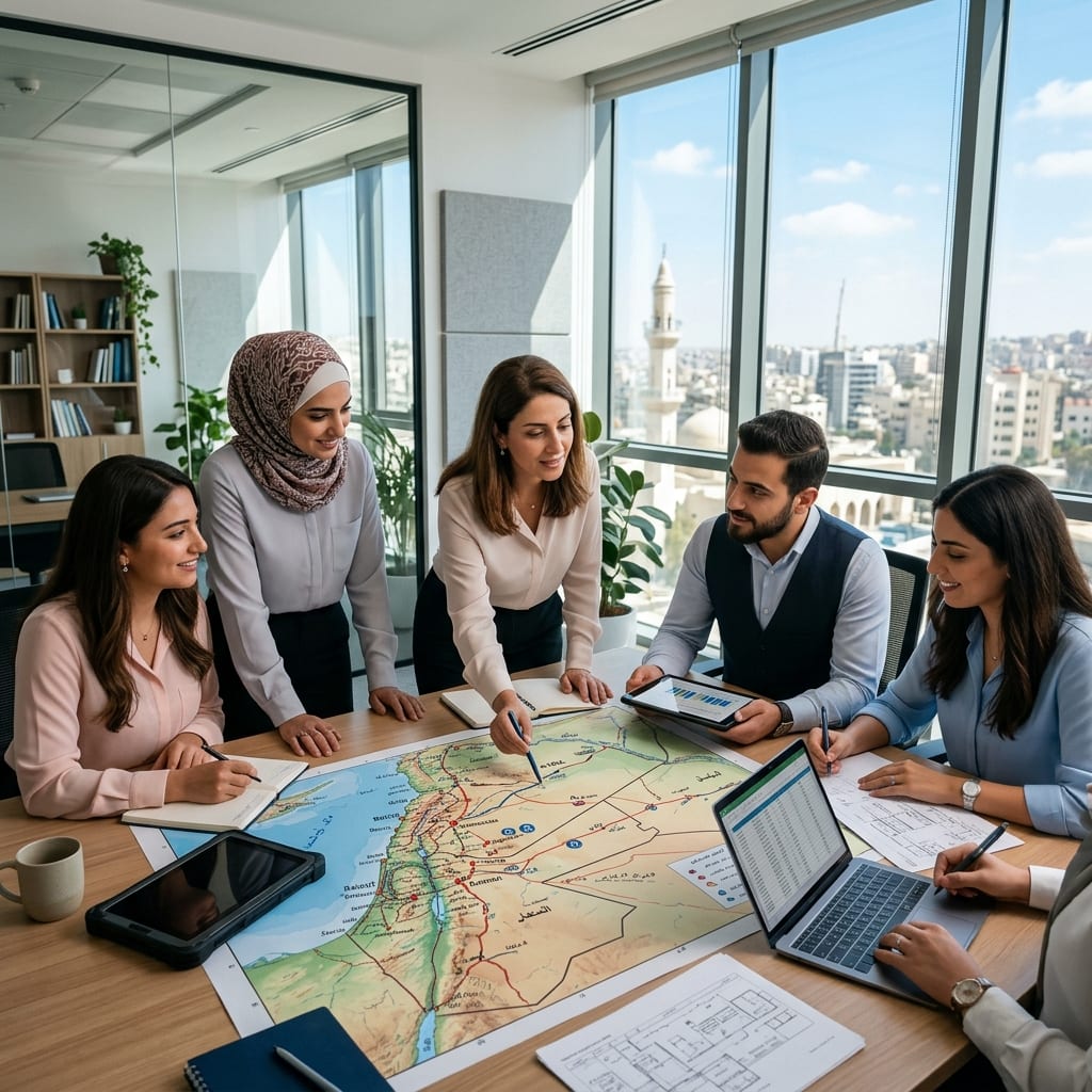 Traces team working on humanitarian projects