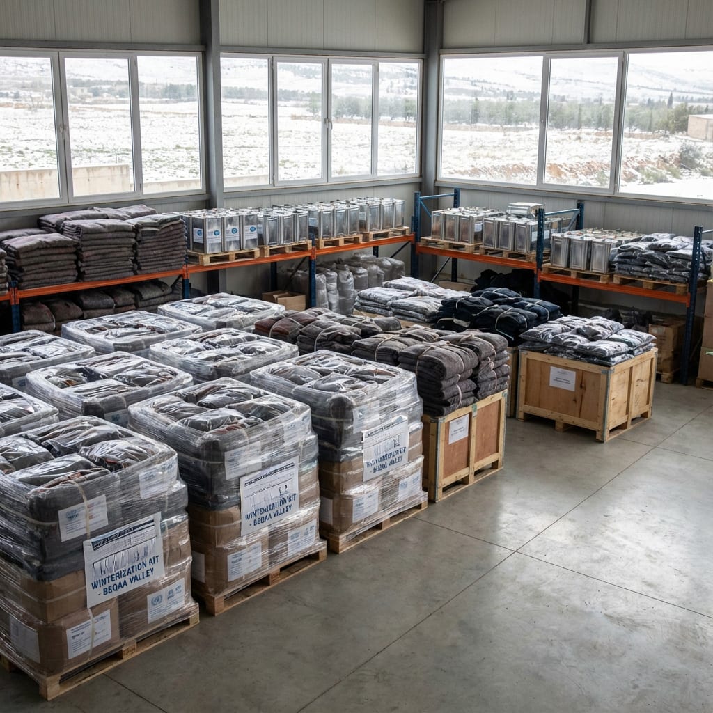 Winterization kits for displaced families